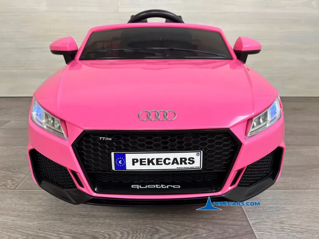 Audi TT RS Roadster 1 Plaza 12V 2.4G Rosa frontal