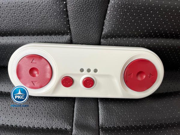 Coche eléctrico para niños Audi Little R8 Spyder Rojo Metalizado vista mando RC