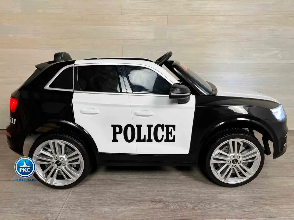 Audi Q5 12V de Policia vista lateral