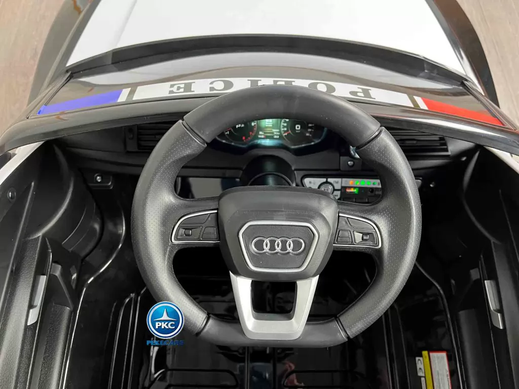 Audi Q5 12V de Policia vista volante