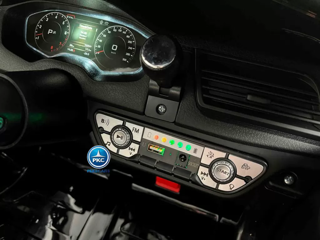 Audi Q5 12V de Policia vista panel de control