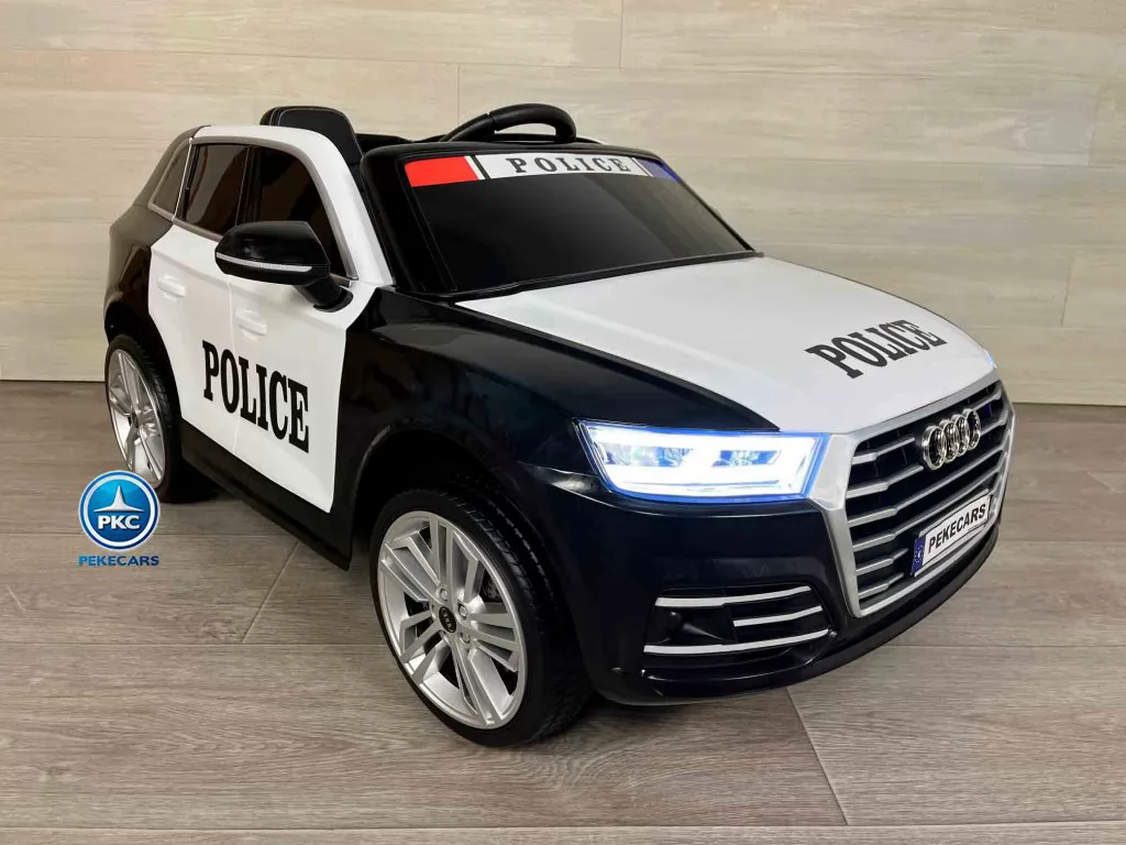 Audi Q5 12V de Policia vista de lado