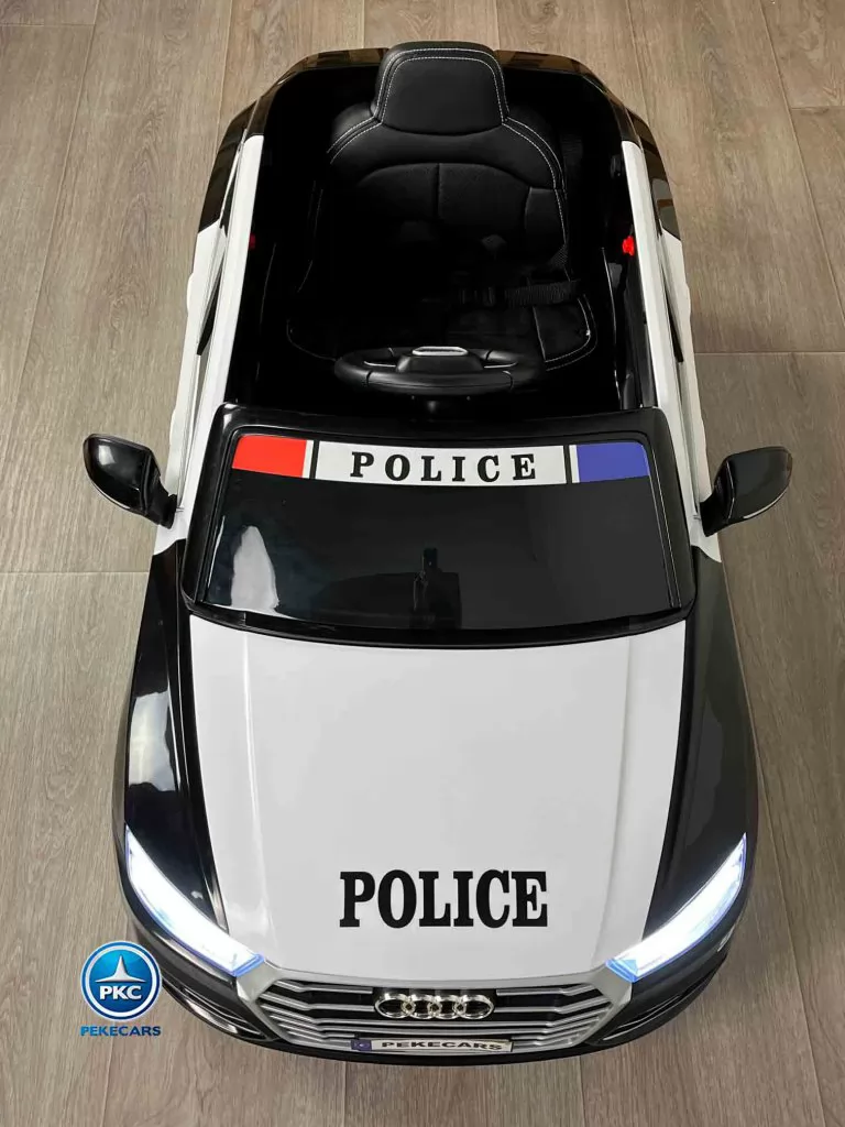 Audi Q5 12V de Policia vista desde arriba