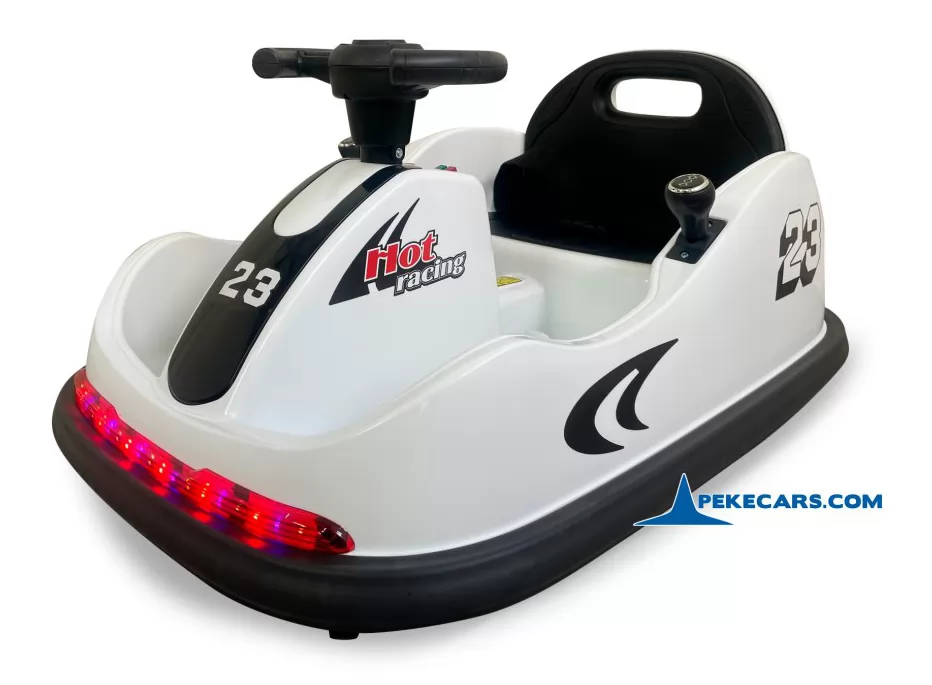 Auto de choques Racing GTS 12V Blanco