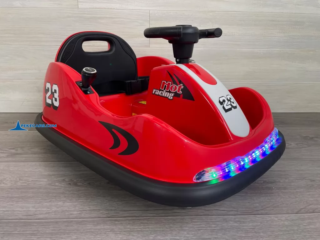 coches teledirigidos auto choque 12v racing rojo lateral izquierdo