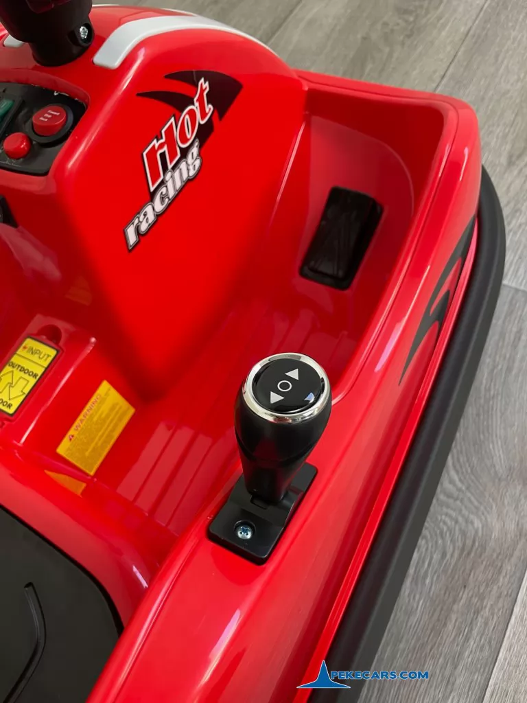coches teledirigidos auto choque 12v racing rojo cambio de marchas