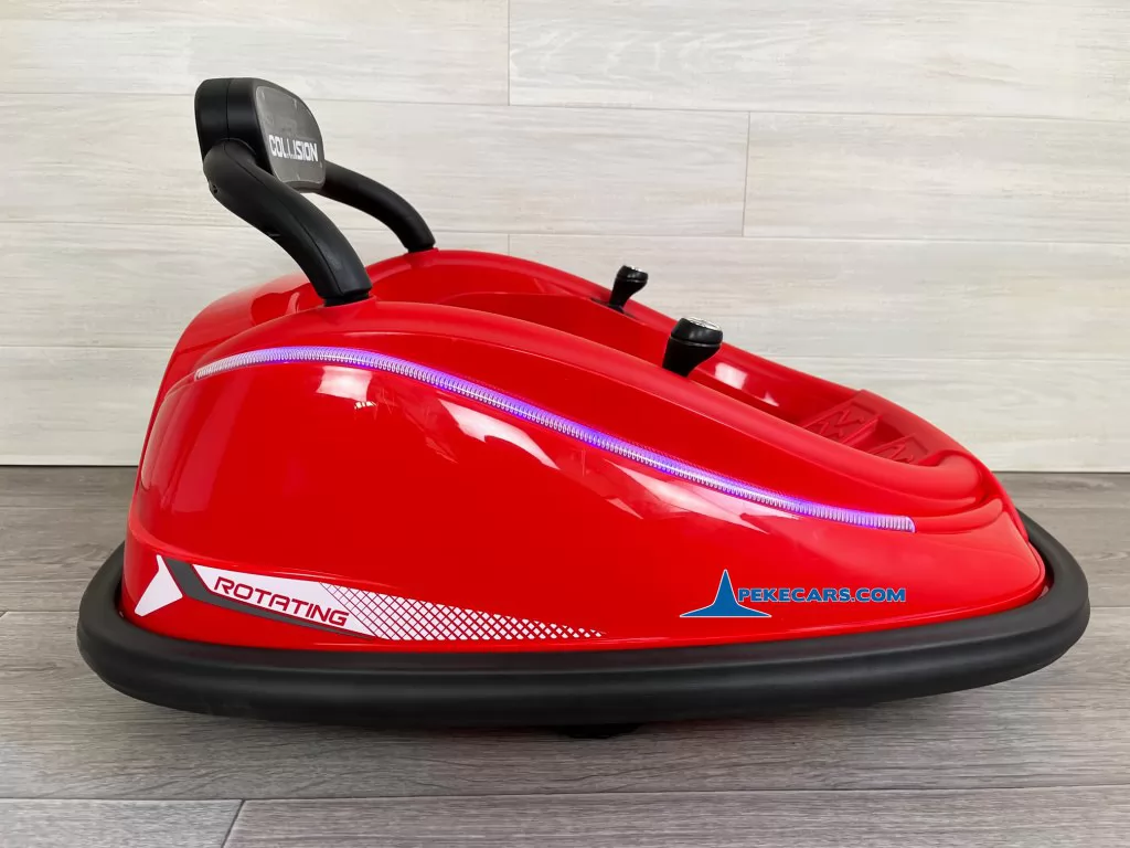 coches para niños auto choque 12v sp20 rojo vista izquierda