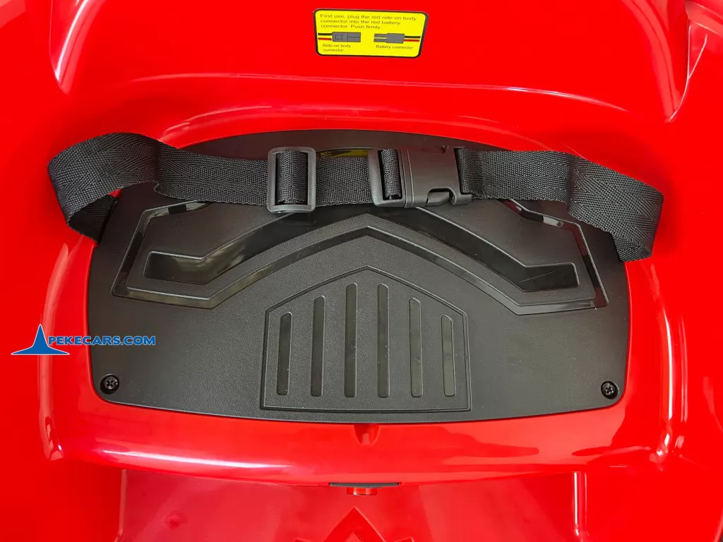 auto choque 12v sp20 rojo coches para niños interior