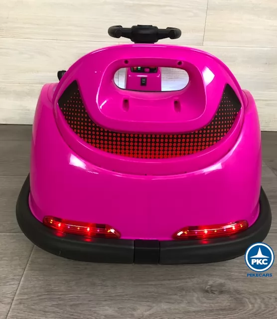 Auto de choques Racing GTS 12V Rosa parte trasera
