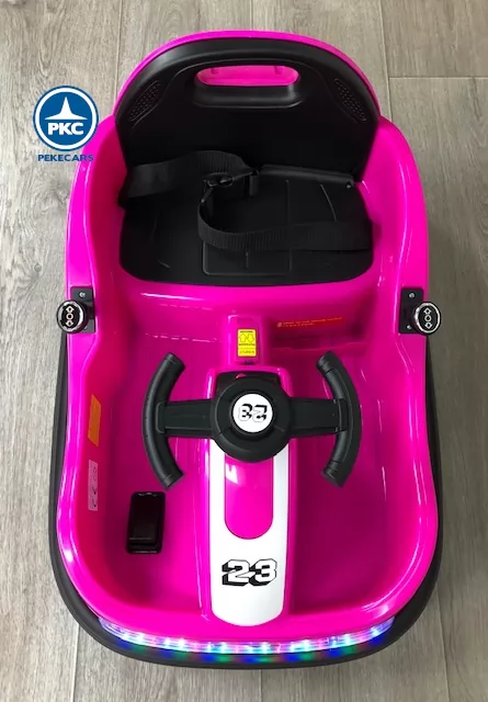 Auto de choques Racing GTS 12V Rosa vista aérea