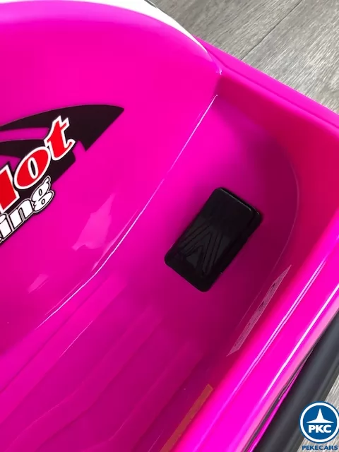 Auto de choques Racing GTS 12V Rosa pedal