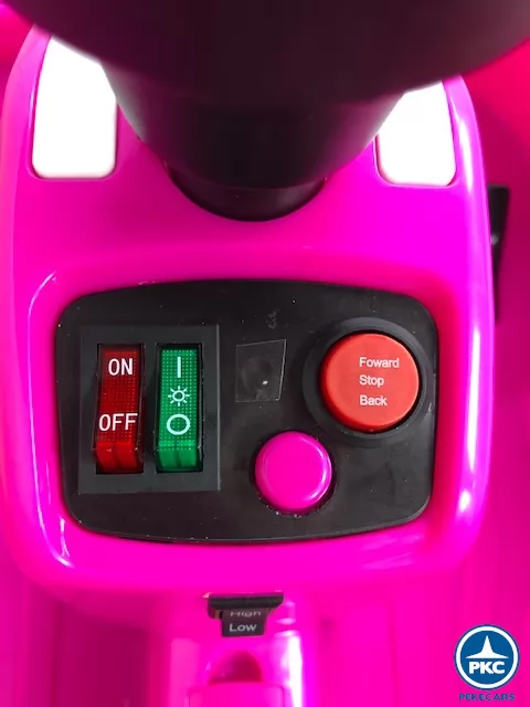 Auto de choques Racing GTS 12V Rosa interruptores