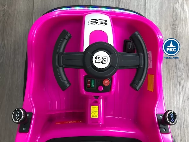Auto de choques Racing GTS 12V Rosa volante