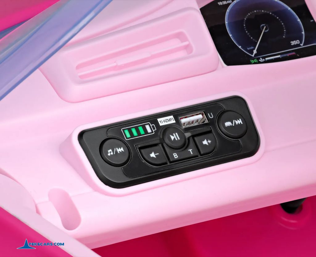 Coche electrico para niñas Barbie RC 12V 2.4G