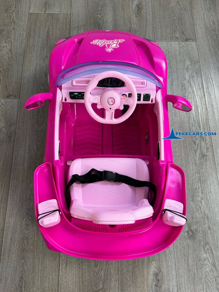 Coche electrico para niñas Barbie RC 12V 2.4G