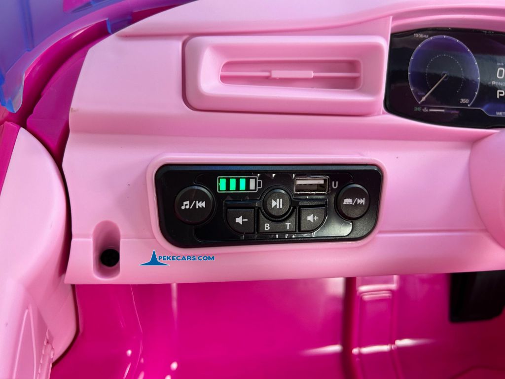 Coche electrico para niñas Barbie RC 12V 2.4G