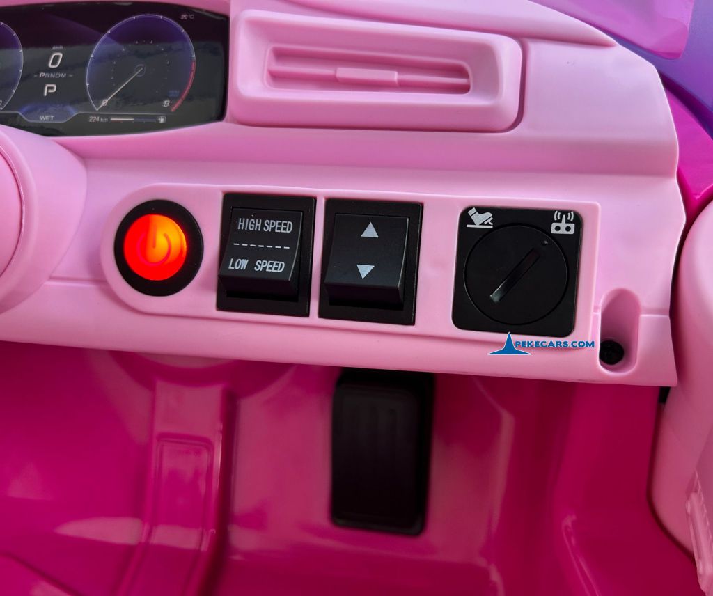 Coche electrico para niñas Barbie RC 12V 2.4G