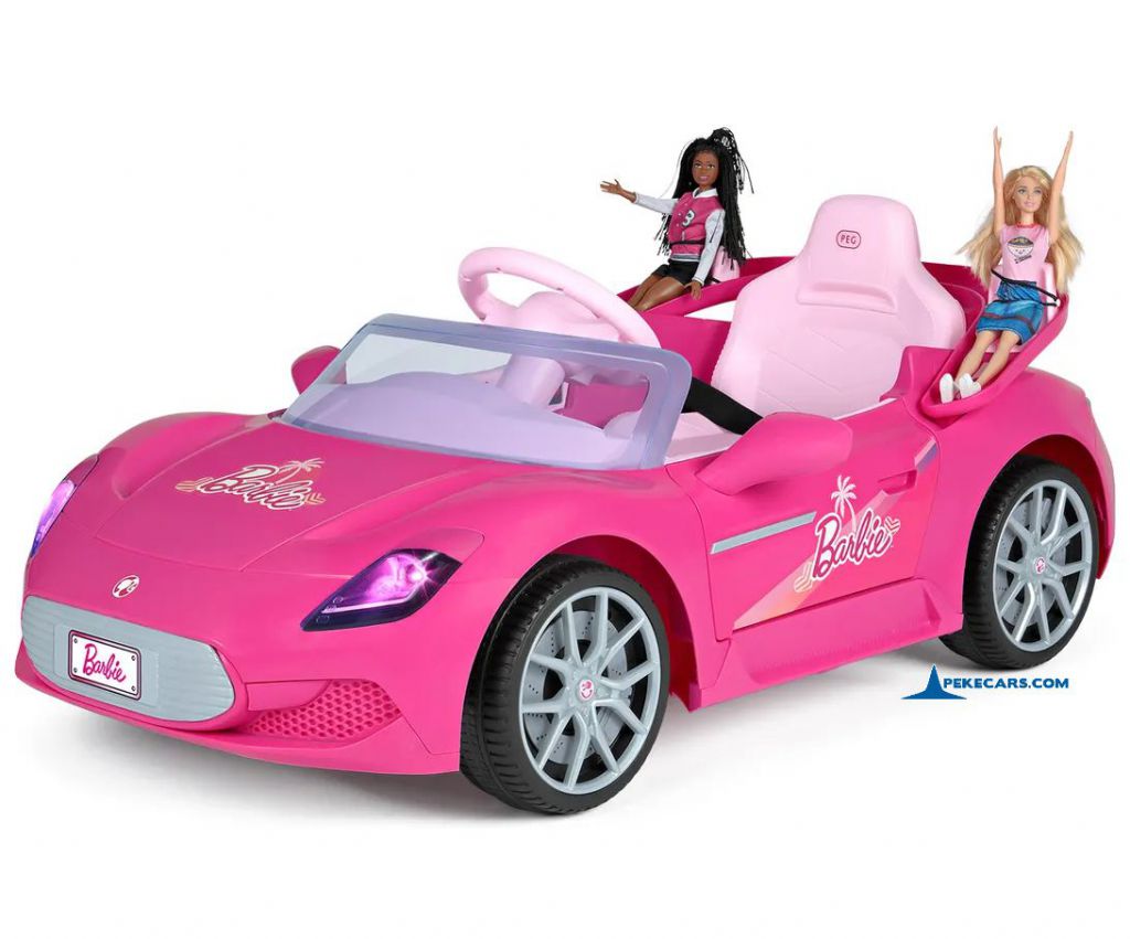 Coche electrico para niñas Barbie RC 12V 2.4G