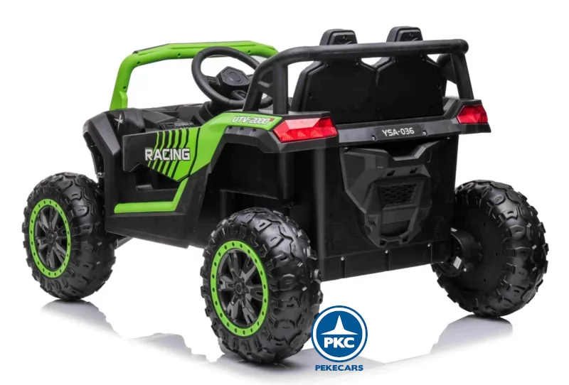 Beach Buggy Racing 12V 2.4G Amarillo perspectiva