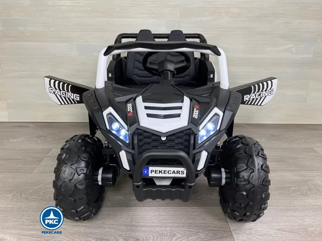 Beach Buggy Racing 12V 2.4G Blanco puertas abiertas