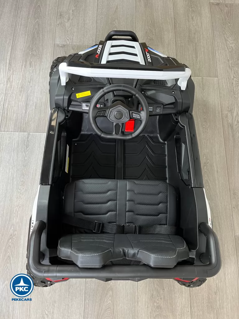 Beach Buggy Racing 12V 2.4G Blanco desde arriba