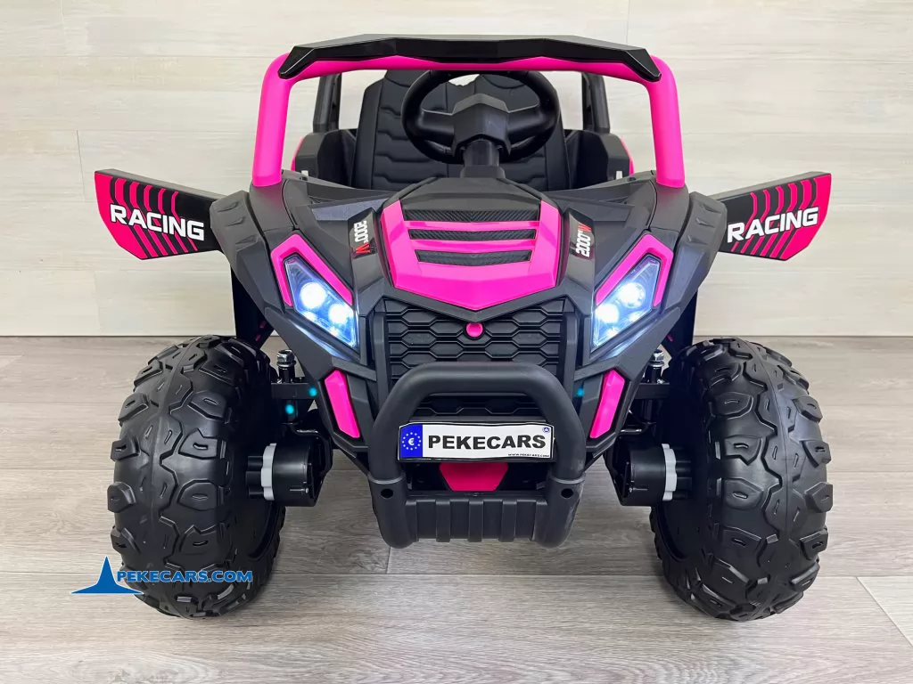 coches electricos para niños beach buggy racing rosa