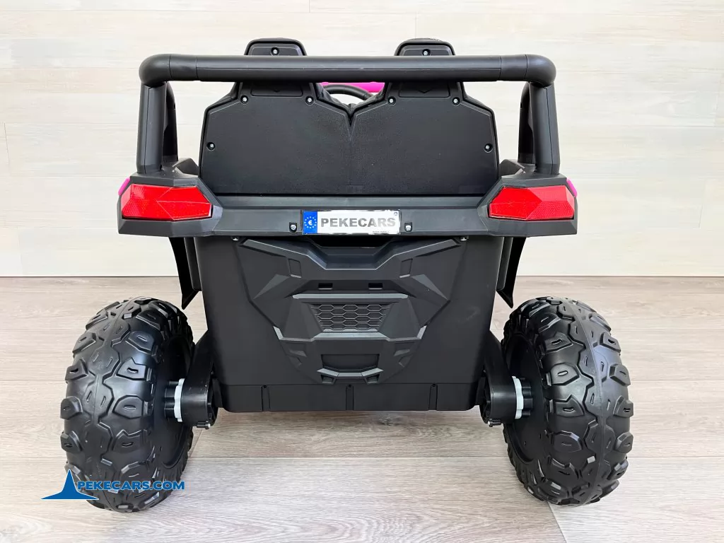 beach buggy racing rosa coche electrico niños