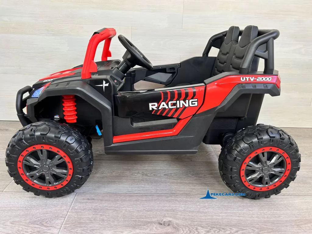 coches teledirigidos beach buggy racing rojo