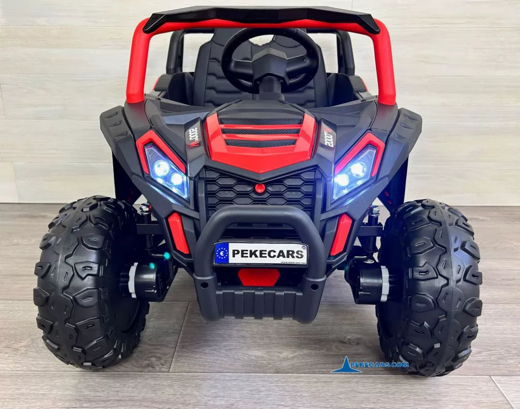 coches teledirigidos beach buggy racing rojo