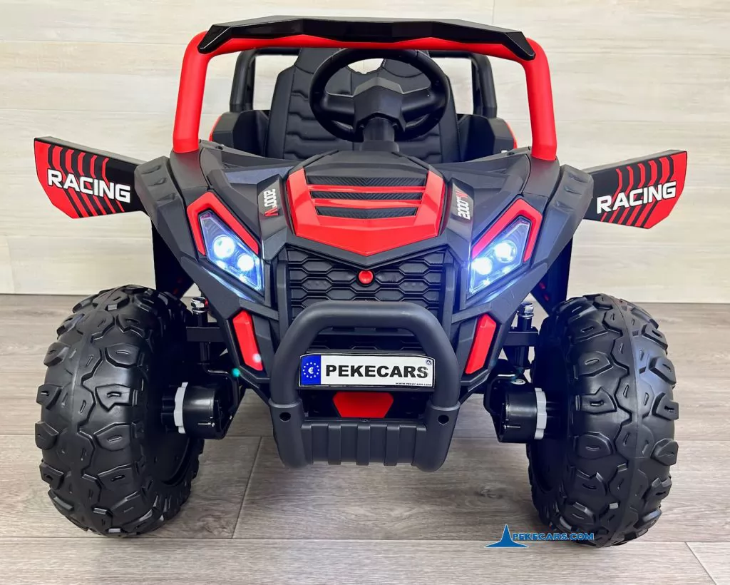 coches teledirigidos beach buggy racing rojo