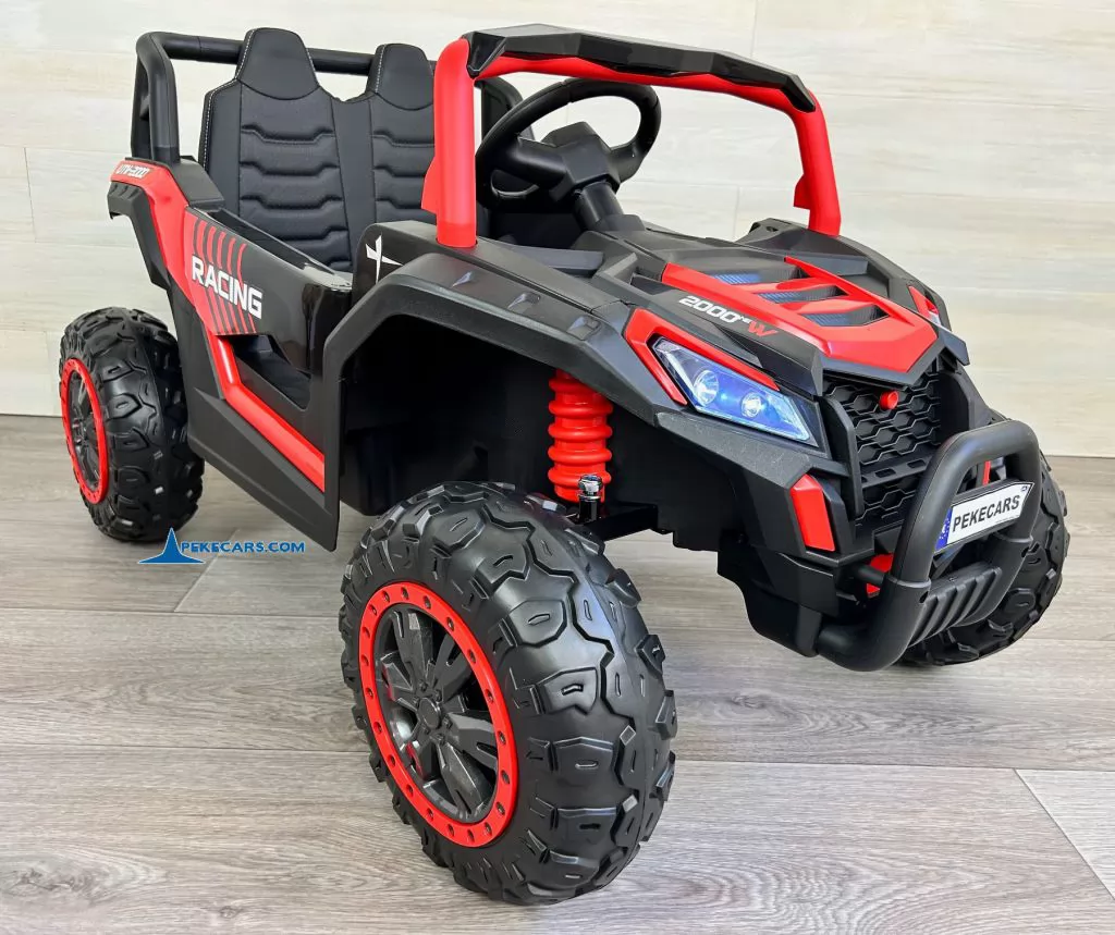 coches teledirigidos beach buggy racing rojo