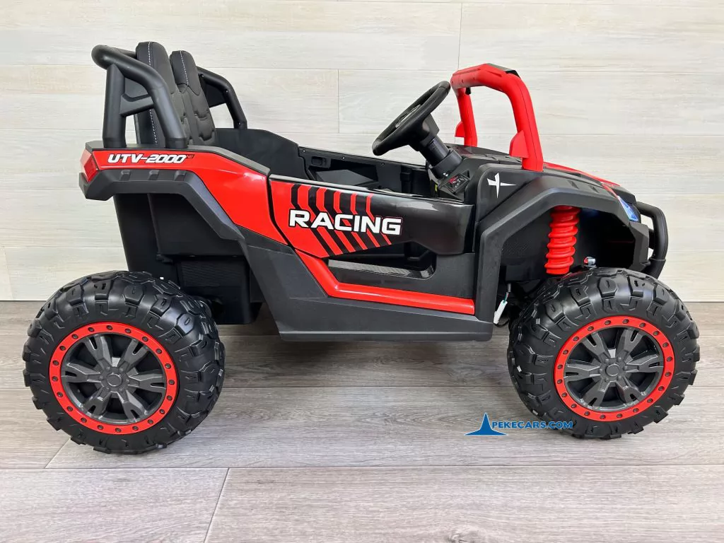 coches teledirigidos beach buggy racing rojo