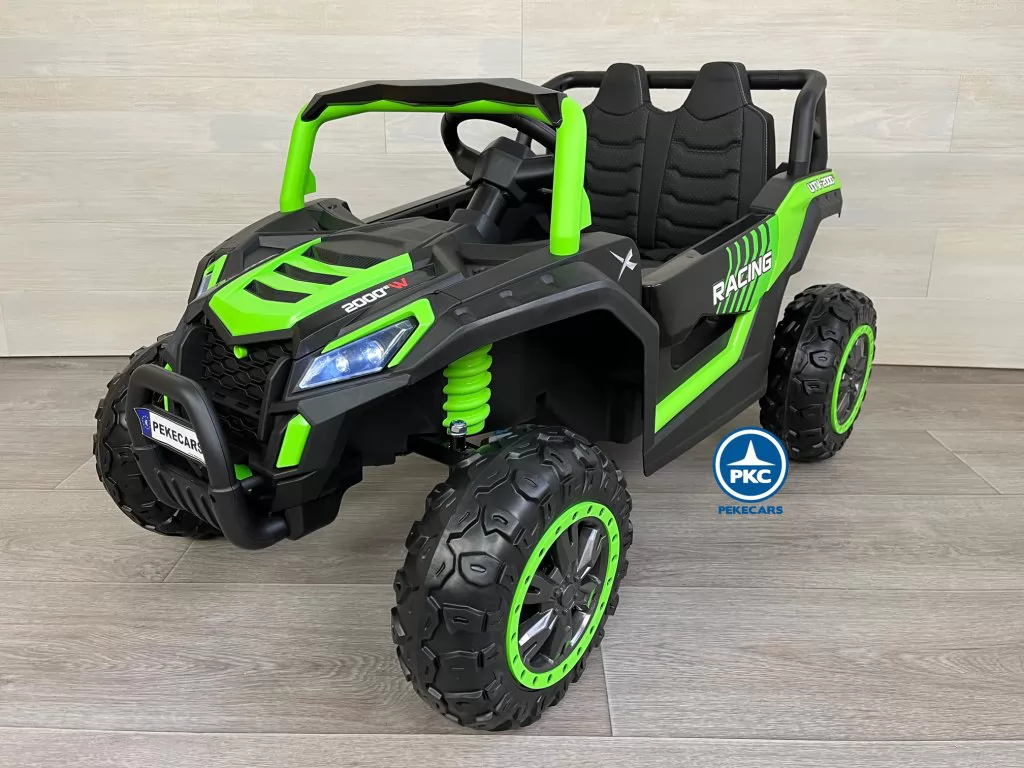 coche para niños electricos Beach Buggy Racing 12V 2.4G Verde