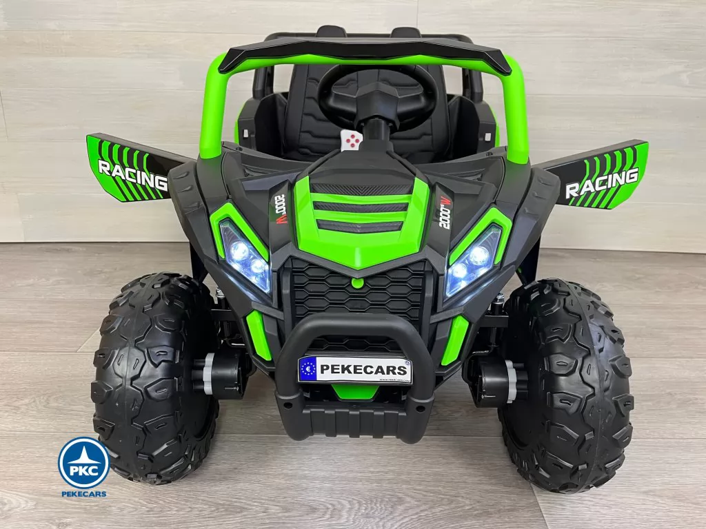 coche electrico bebe Beach Buggy Racing 12V 2.4G Verde