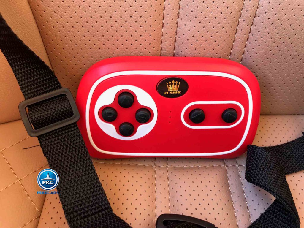 Coche eléctrico infantil Bentley Bentayga Rojo vista mando RC