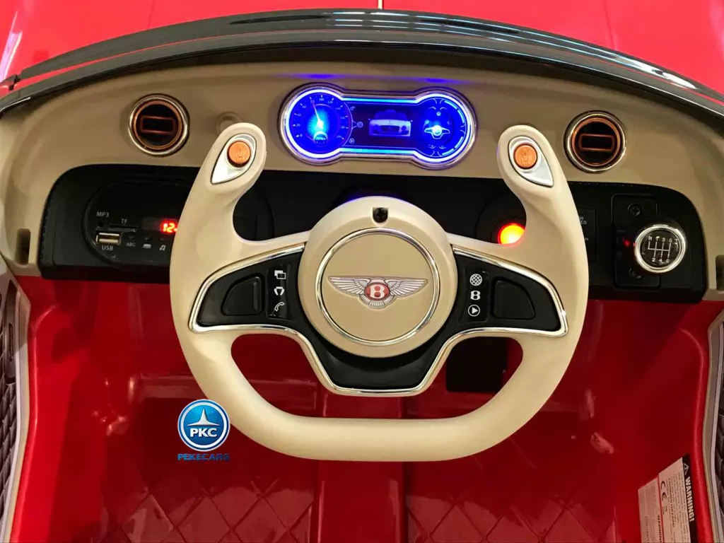 Coche eléctrico infantil Bentley EXP Rojo control a distancia