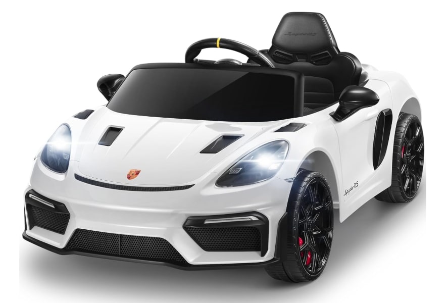 Porsche 718 Spyder RS 12V 2.4G Blanco