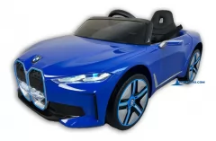 Coche eléctrico para niños BMW I4 12V 2.4G Azul