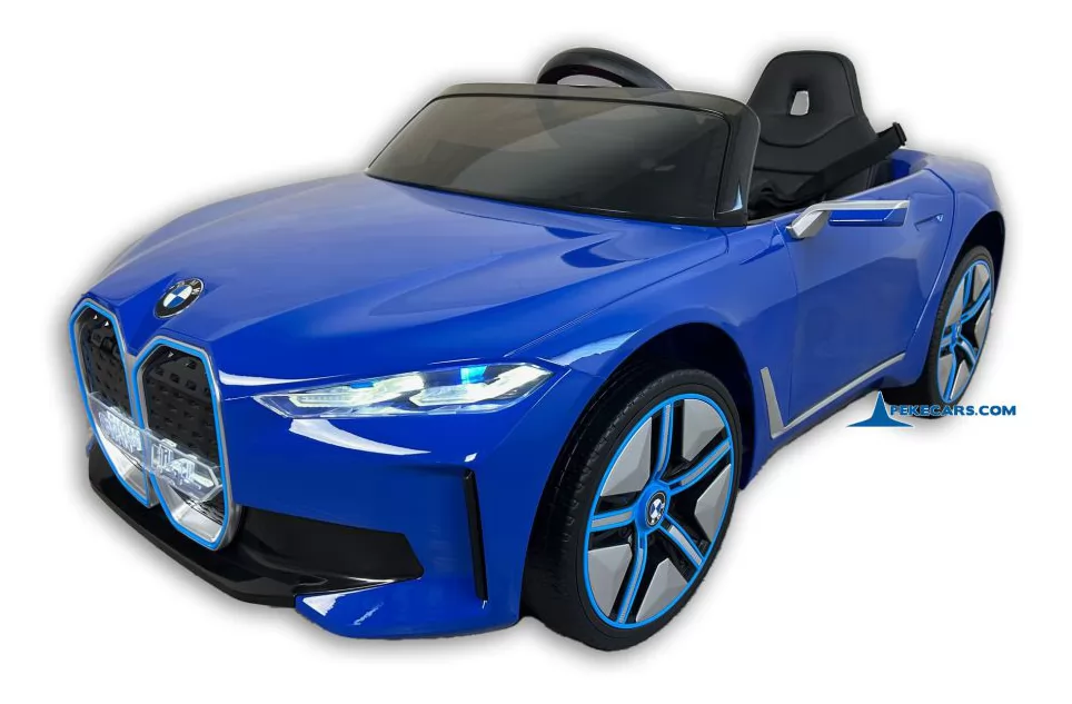 Coche eléctrico para niños BMW I4 12V 2.4G Azul