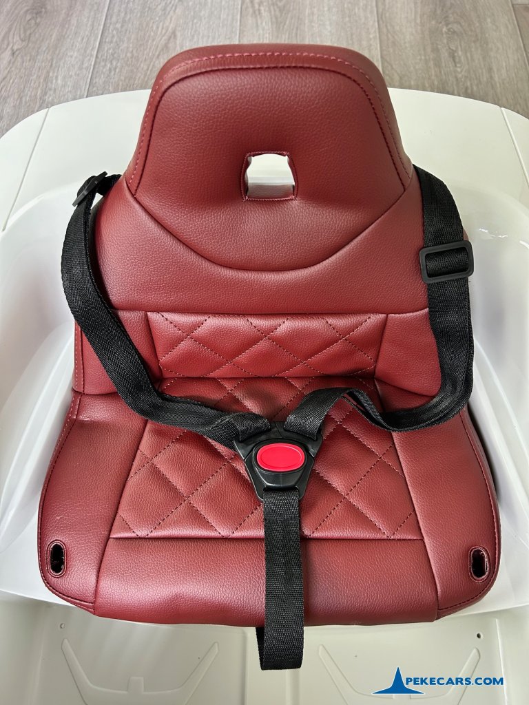 Coche eléctrico para niños BMW I4 12V 2.4G Blanco asiento