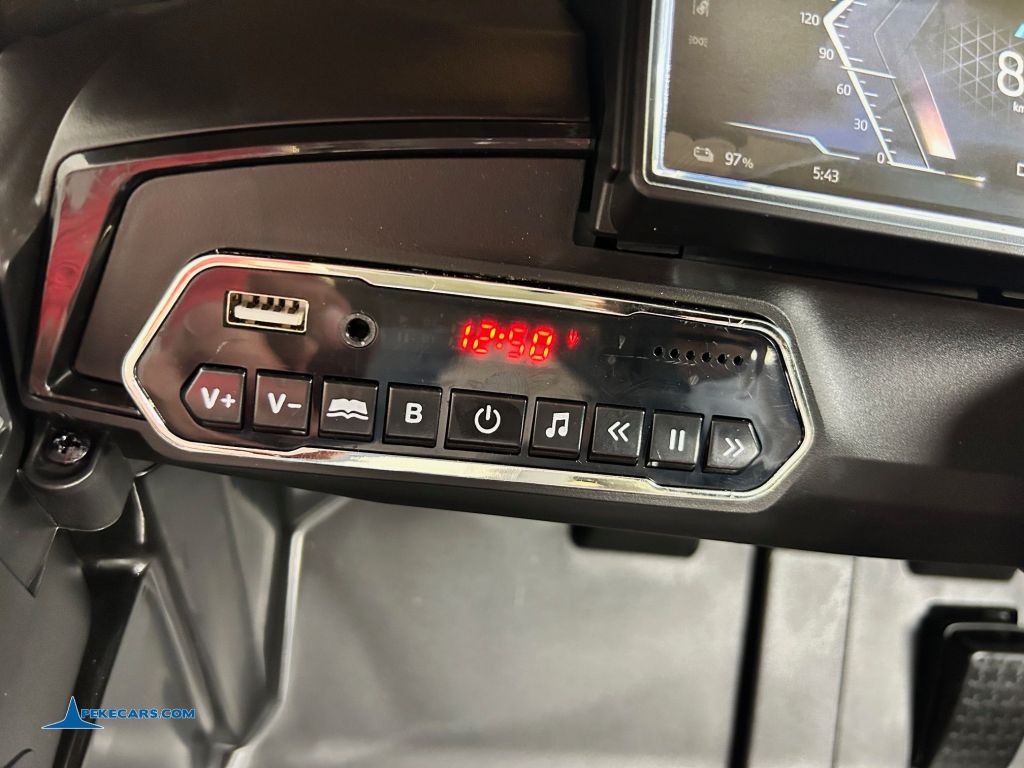 Coche eléctrico para niños BMW I4 12V 2.4G Negro display sonido