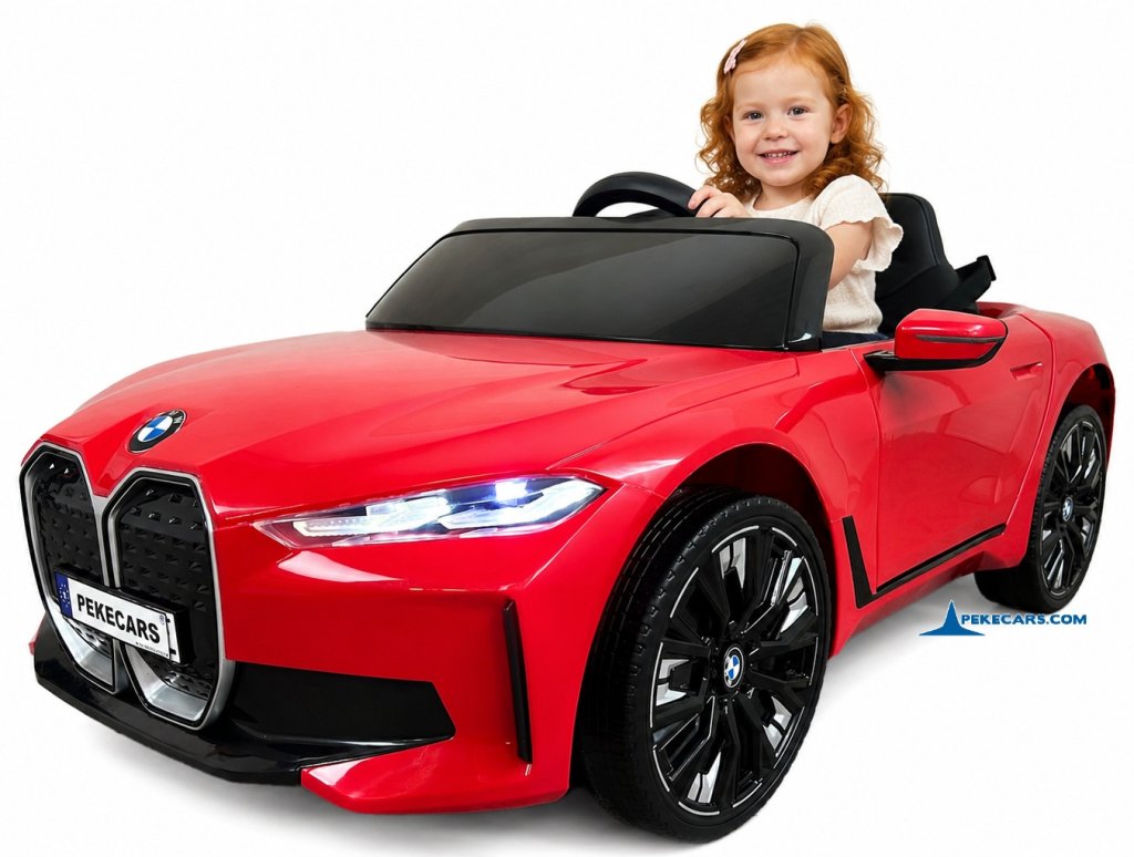 Coche eléctrico para niños BMW I4 12V 2.4G Rojo principal