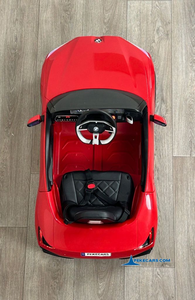 Coche eléctrico para niños BMW I4 12V 2.4G Rojo interior