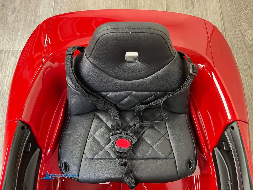 Coche eléctrico para niños BMW I4 12V 2.4G Rojo Metalizado asiento