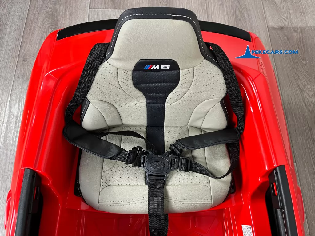 bmw m5 mp4 rojo coches para niños asiento