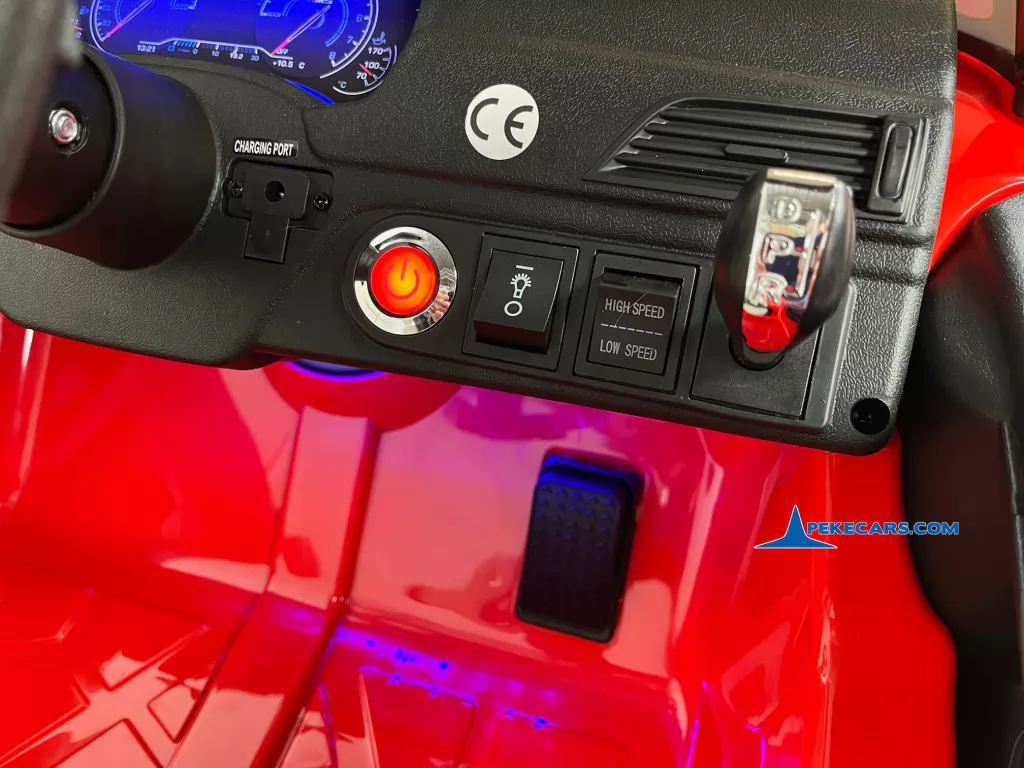 bmw m5 mp4 rojo coches para niños botonera