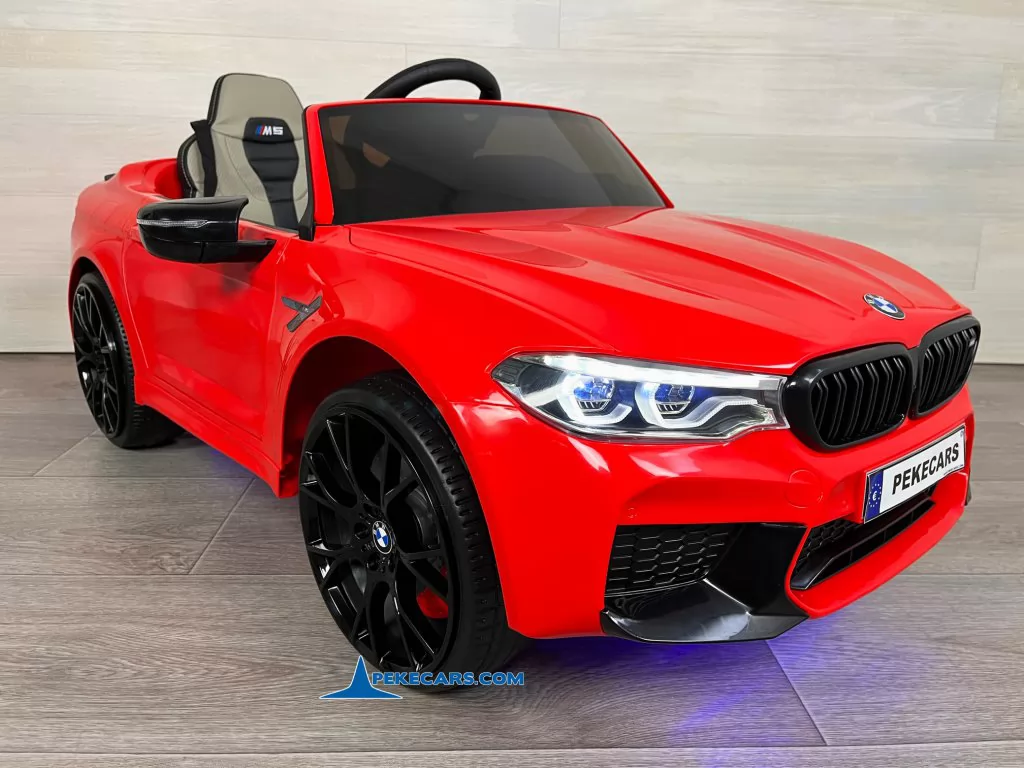 coches para niños bmw m5 mp4 rojo frente izquierda
