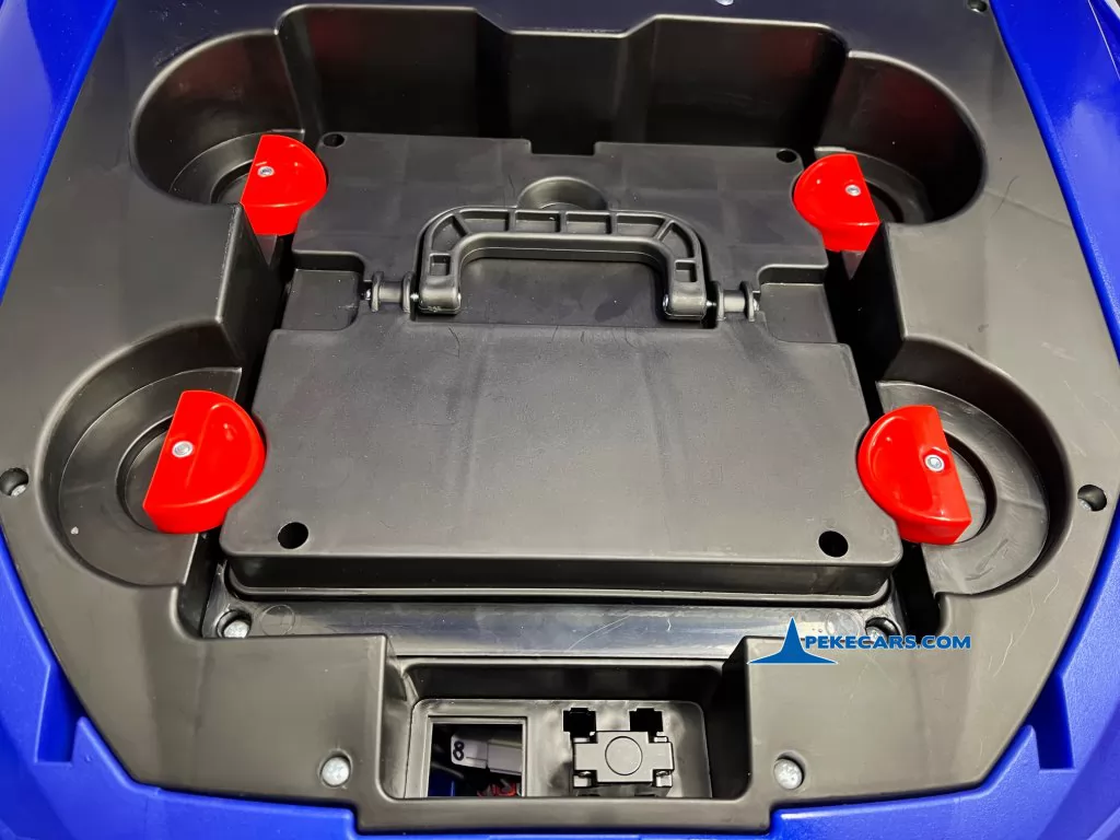 bmw m5 mp4 azul metalizado coches para niños bateria extraible