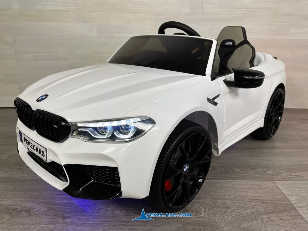 coche electrico niños bmw m5 mp4 blanco