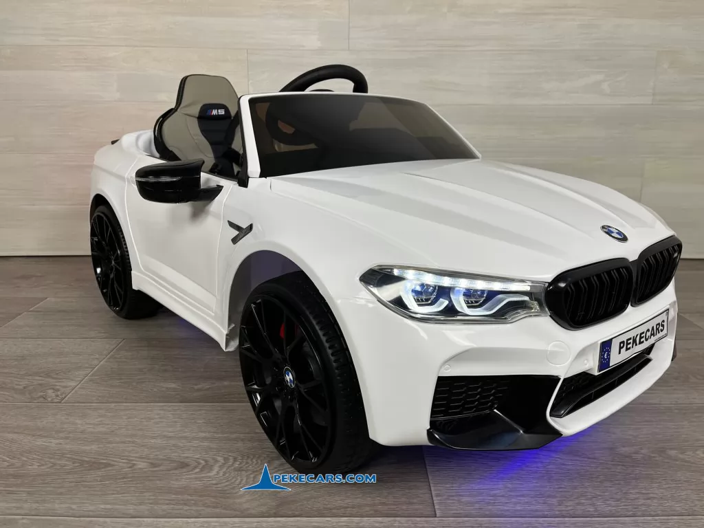 coches para niños bmw m5 mp4 blanco